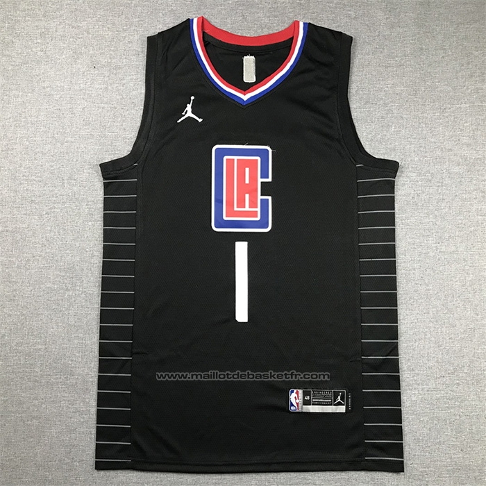 Maillot Los Angeles Clippers James Harden #1 Statement 2021-22 Noir
